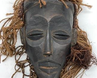 Vintage dark wood mask
