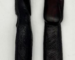 Vintage pair of Tanzania figures