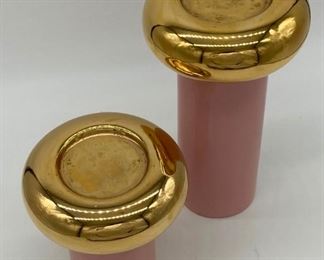 Vintage Jaru pillar candle holders