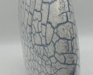 Vintage Italian round flat vase