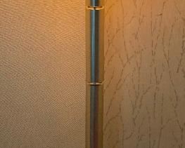 Vintage silver floor lamp