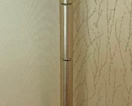 Vintage silver floor lamp