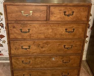 Henredon campaign chest of drawers