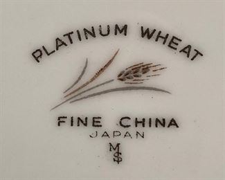 Fine China Platinum Wheat - made in Japan
