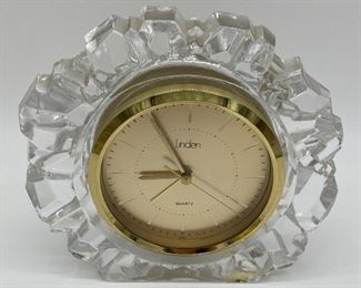 Linden crystal clock