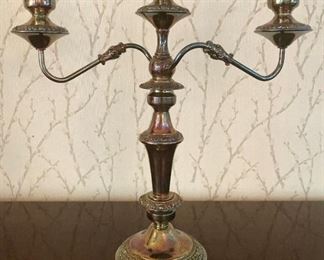 Vintage candelabras (set of 2)
