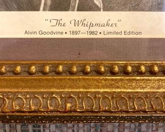 Alvin Goodvine "The Whipmaker" signed & numbered