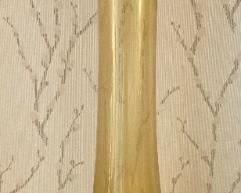 Vintage L.E. Smith swung floor vase