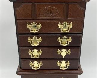 Thomasville mini highboy jewelry chest