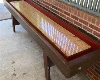 Antique shuffleboard table