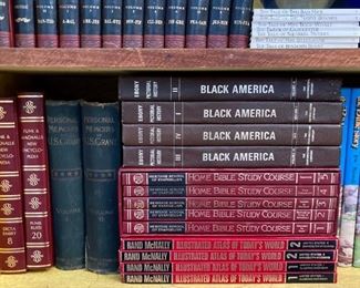 Ebony Pictorial History of Black America, Funk & Wagnall's New Encyclopedias, Personal Memoirs of U.S. Grant, Rand McNally Illustrated Atlas of Today's World, Heritage School of Evangelism Home Bible Study Course