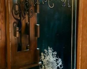 DeBrown's Sarsaparilla bar mirror