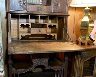 Antique Colonial Secretary desk