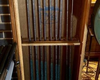 WS floor golf club display rack