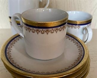 Ew90 Tirschenreuth Bavarian Demitasse Cups Saucers