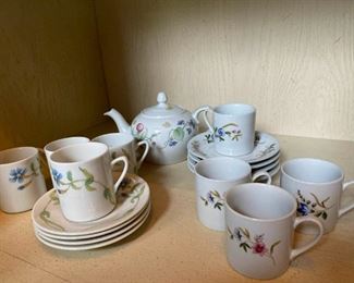 Ew091 Tuscany BIA Cordon Bleu Demitasse Tea Set