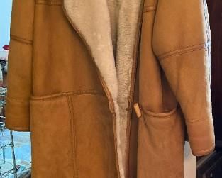 G036 Friitala Suede Shearling Coat  More