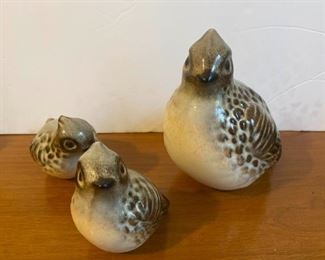 Gb107 Howard Pierce Quail Figurines
