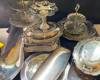 Lr064 More Silverplate for Repurpose or Use