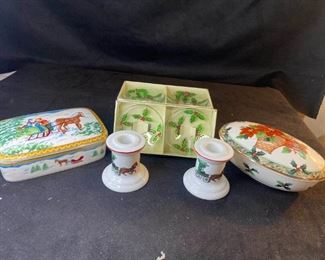 Lr079 Mikasa Holiday Lidded Ceramic Boxes