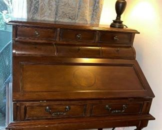 MB005 MahoganyStained SecretaryDesk