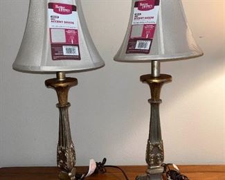 MB009Pair Of Side Table Lamps