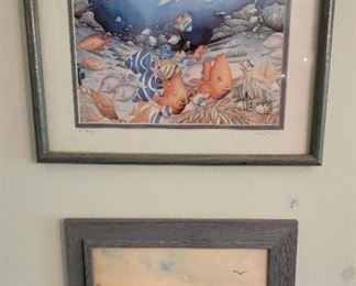 The Reef Key West Signed Art