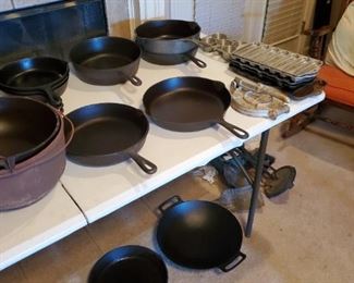 This is just some of the Cast iron..Griswold...Wagner...Lodge and more.