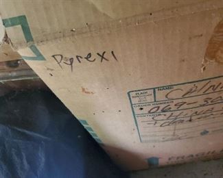 Huge box of Vintage Pyrex
