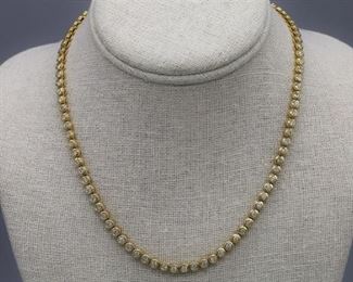 18k DIAMONDS!!  Tennis Necklace -SHIPPABLE
