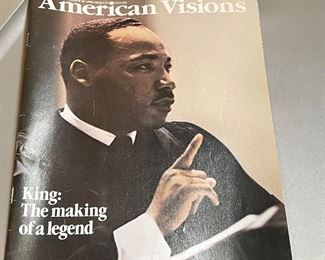 American Visions Magazines. This one is ML King Making of a legend