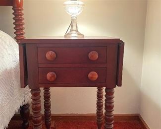 $300 each/Available for pre-sale!!! 2 Drop leaf side table with drawers. Part of a 5-piece, full sized bed set. Made by Davis Cabinet Company/Nashville. 

Call/Text to 615-854-8535 if interested. 