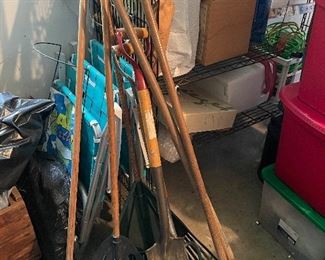 Yard work tools.
