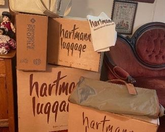Vintage Hartmann Luggage made in Lebanon, TN in original shipper boxes