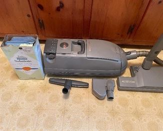 Electrolux Renaissance with attachments and bags. Works great!