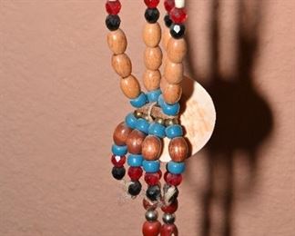 The bottom of the Cheyenne Ceremonial Peace Necklace-Reproduction