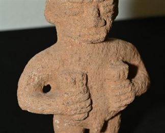 Pre-Columbian standing Nayarit figure