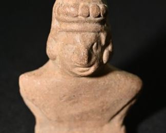 Pre-Columbian ancient deity bust