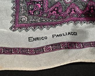 Enrico Pagliacci scarf