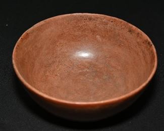Pre-columbian redware terracotta bowl