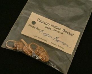 Roger Ramon Papago miniature indian baskets