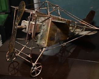 Vintage Copper Plane