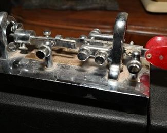 Vintage Telegraph Key with it's box