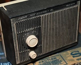 Vintage Lear Jet Stereo 8 Radio