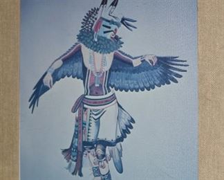 Eagle Dancer print by Hopi Kyrat Tuvahoema-signed.