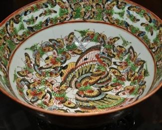 2nd Imari butterfly bowl