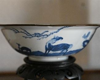 Circa 1910-1930 Asian animal bowl