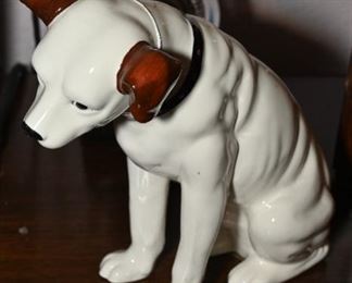 Ceramic RCA dog bank
