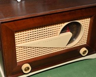 This is one of my favorites here. A vintage Philco Transitone Radio