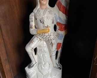 Staffordshire figure George Rignold as Henry V